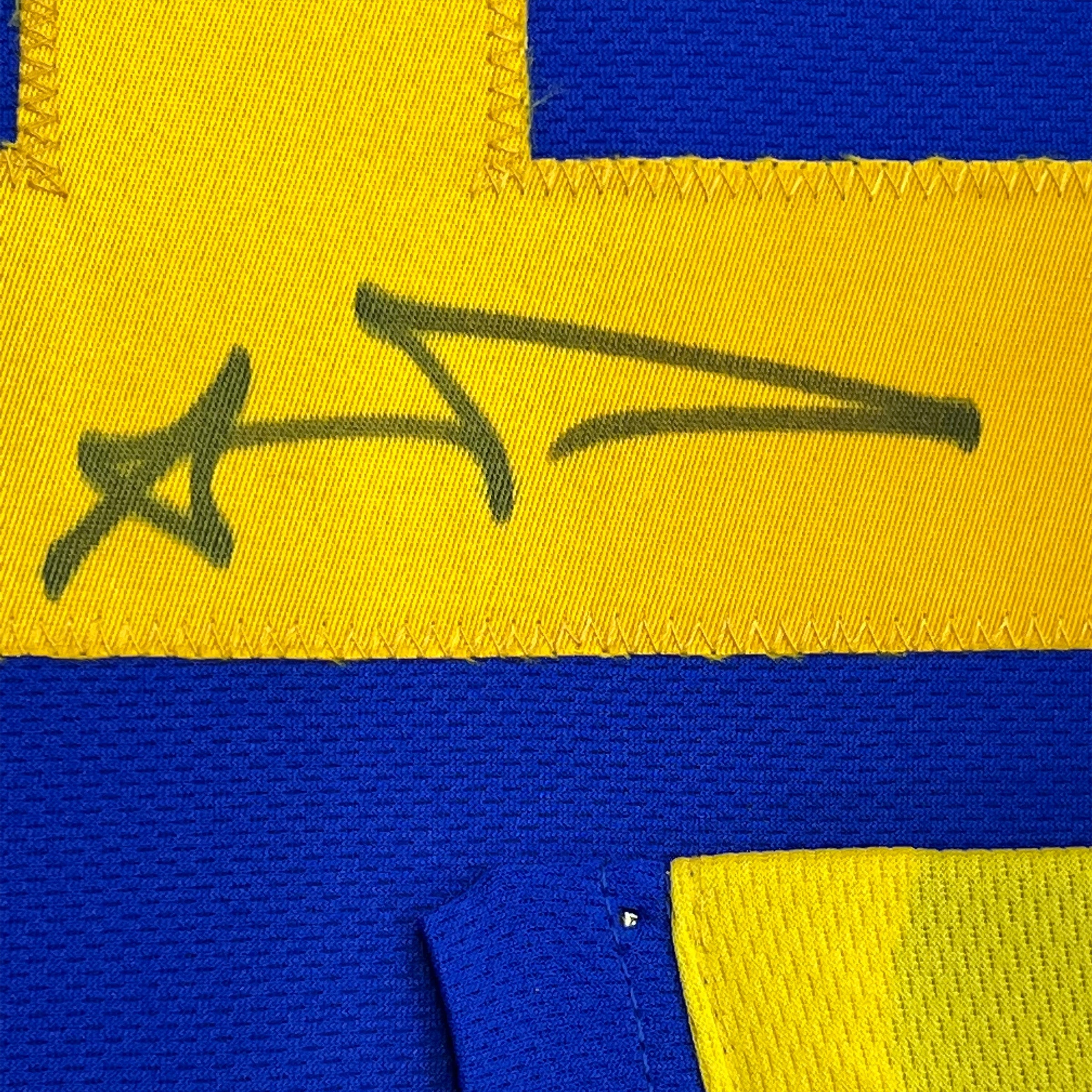 Autographed Aaron Donald Los Angeles LA Retro Framed Football Jersey