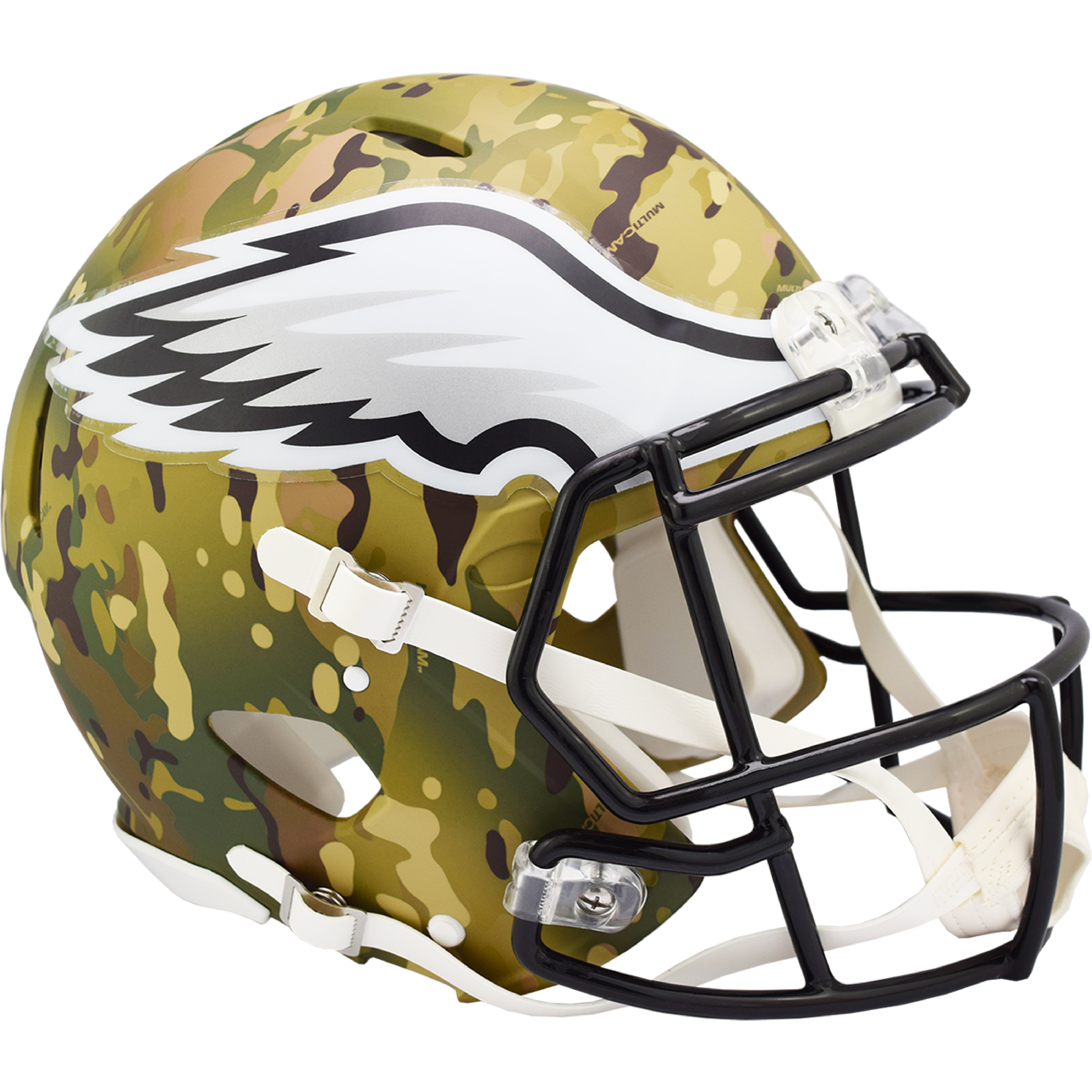 Philadelphia Eagles CAMO Full Size Authentic Football Helmet