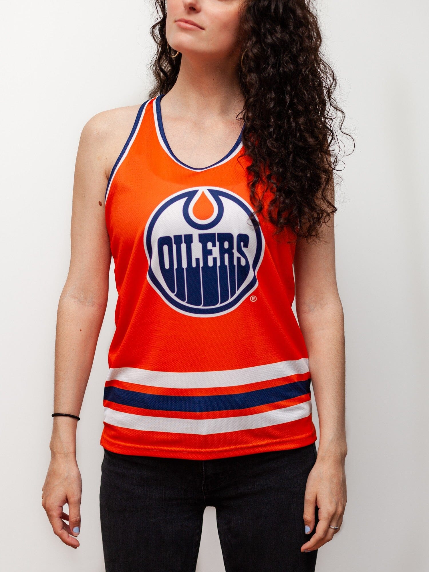 Edmonton Oilers Women's Racerback Hockey Tank