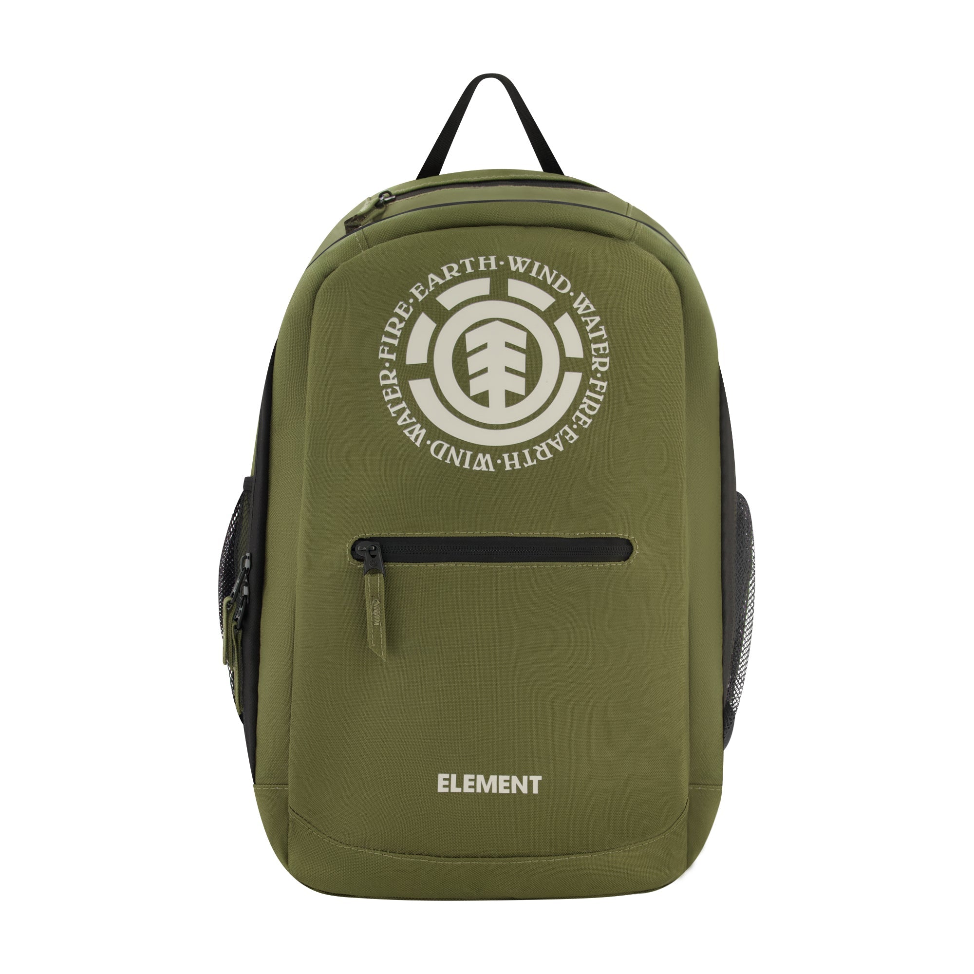 Element Backpack Classic Logo School And Travel Bag With Laptop Sleeve - Army Green