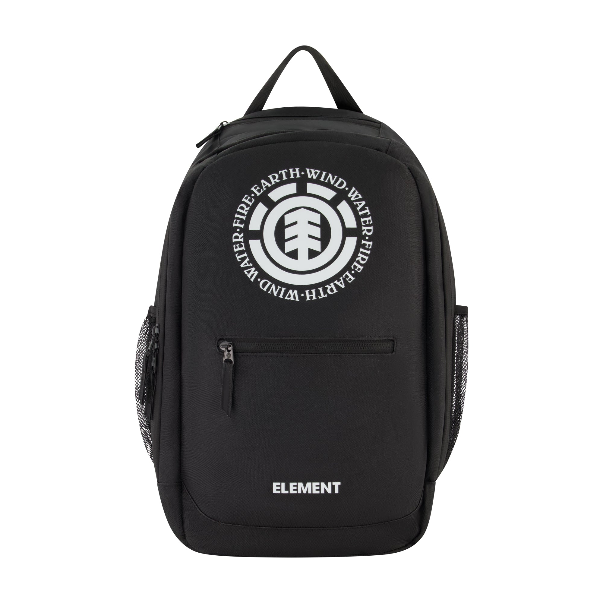 Element Backpack Classic Logo School And Travel Bag With Laptop Sleeve - Black