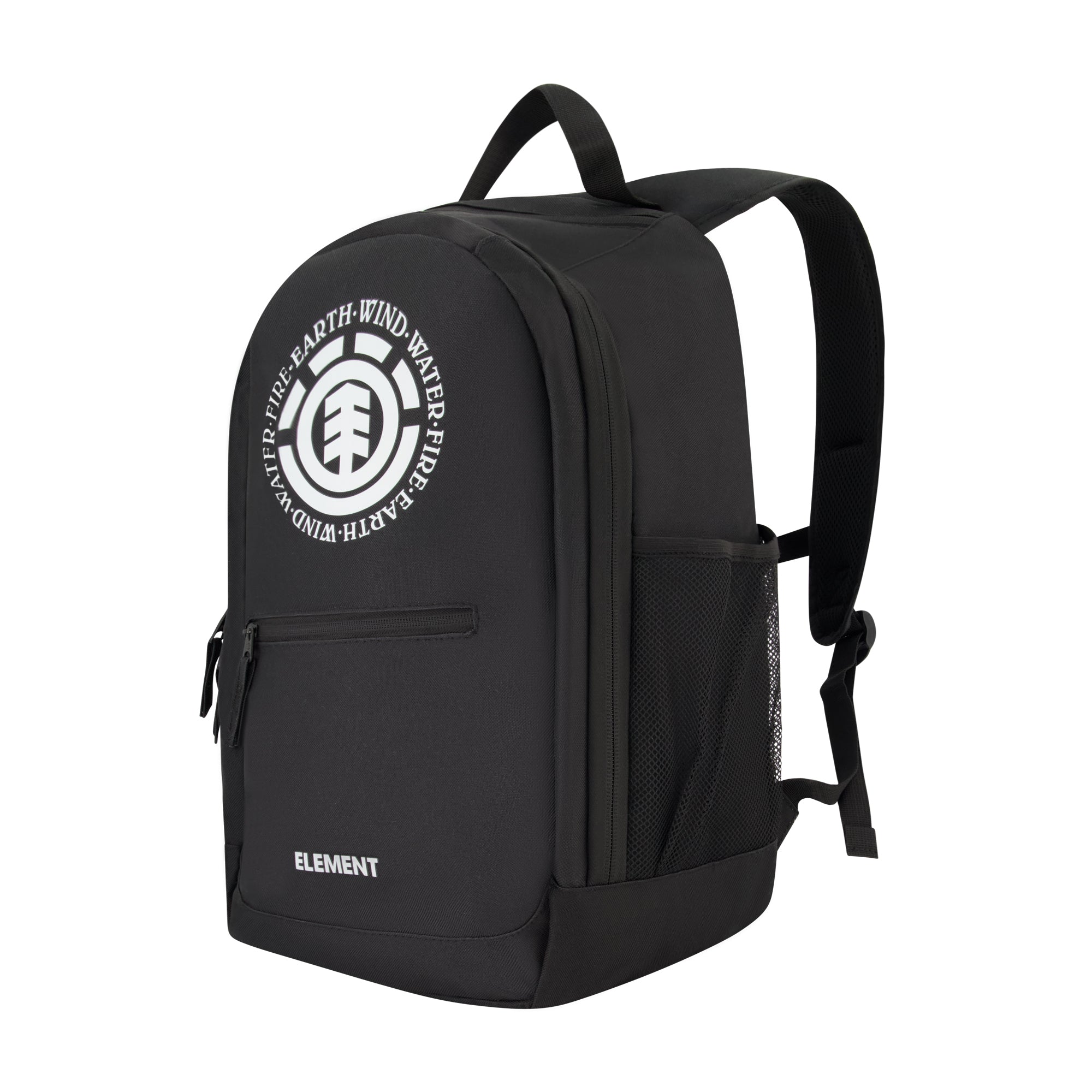 Element Backpack Classic Logo School And Travel Bag With Laptop Sleeve - Black
