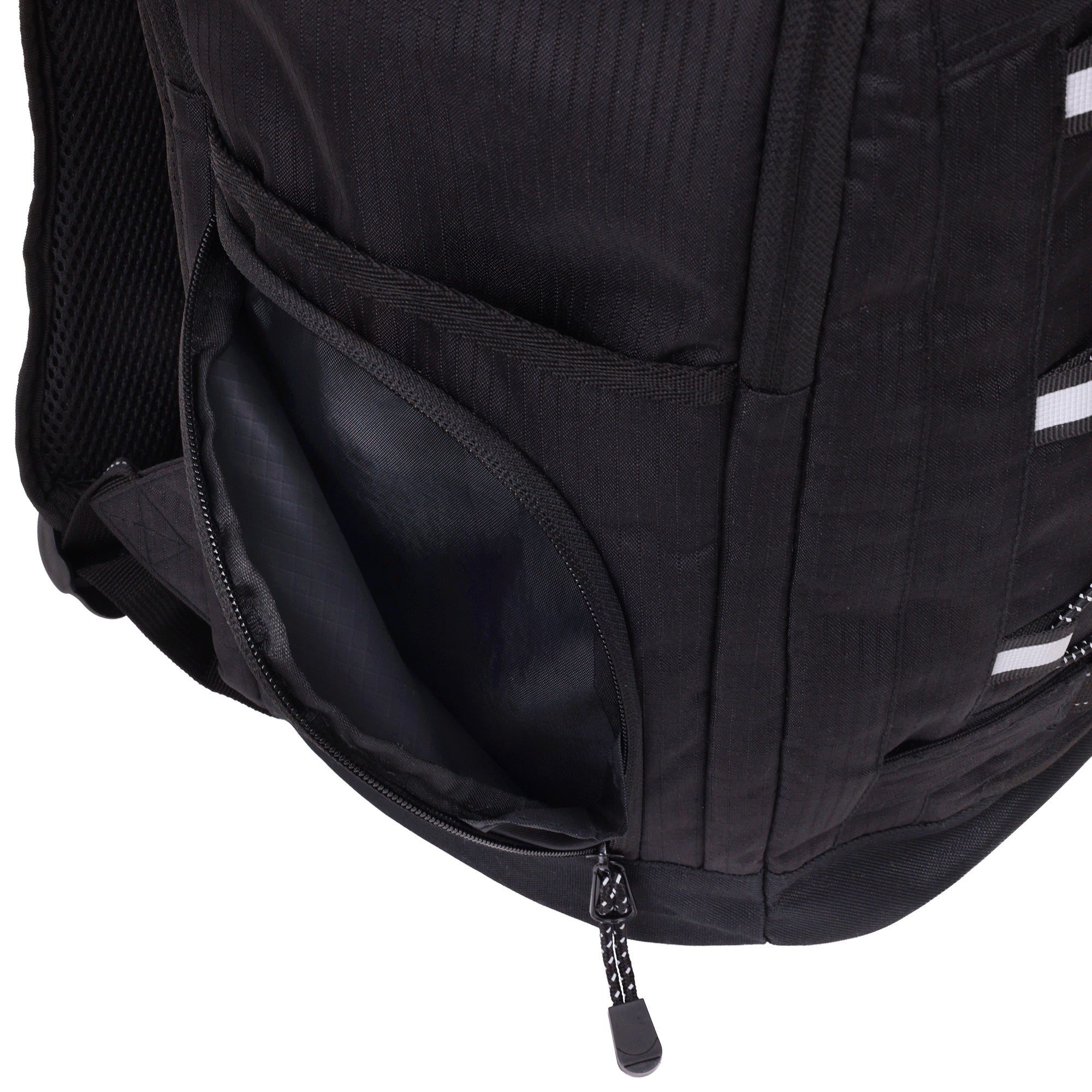 Element Ripstop Backpack- Durable Outdoor And School Bag With Skate Straps And Multiple Compartments, Black