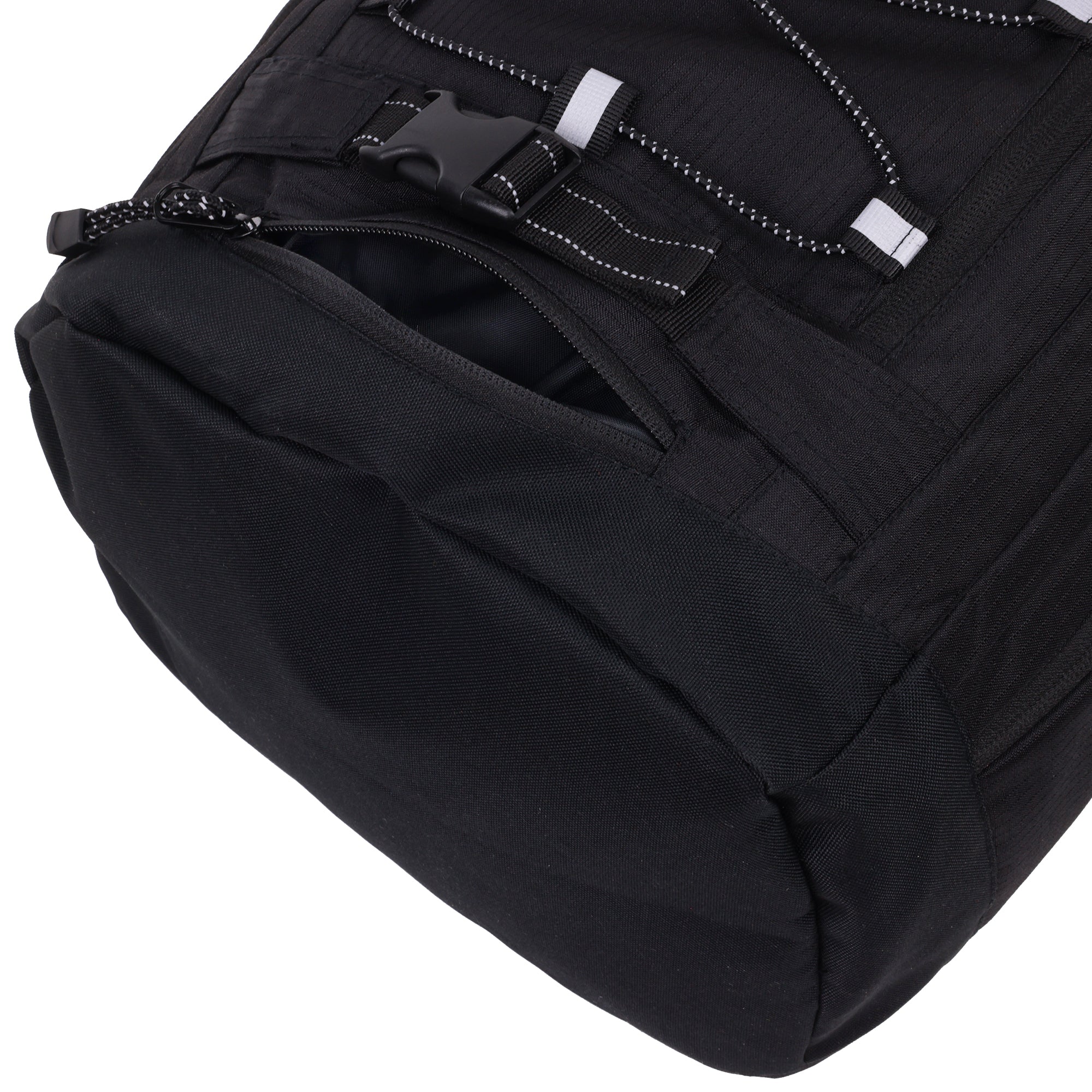 Element Ripstop Backpack- Durable Outdoor And School Bag With Skate Straps And Multiple Compartments, Black