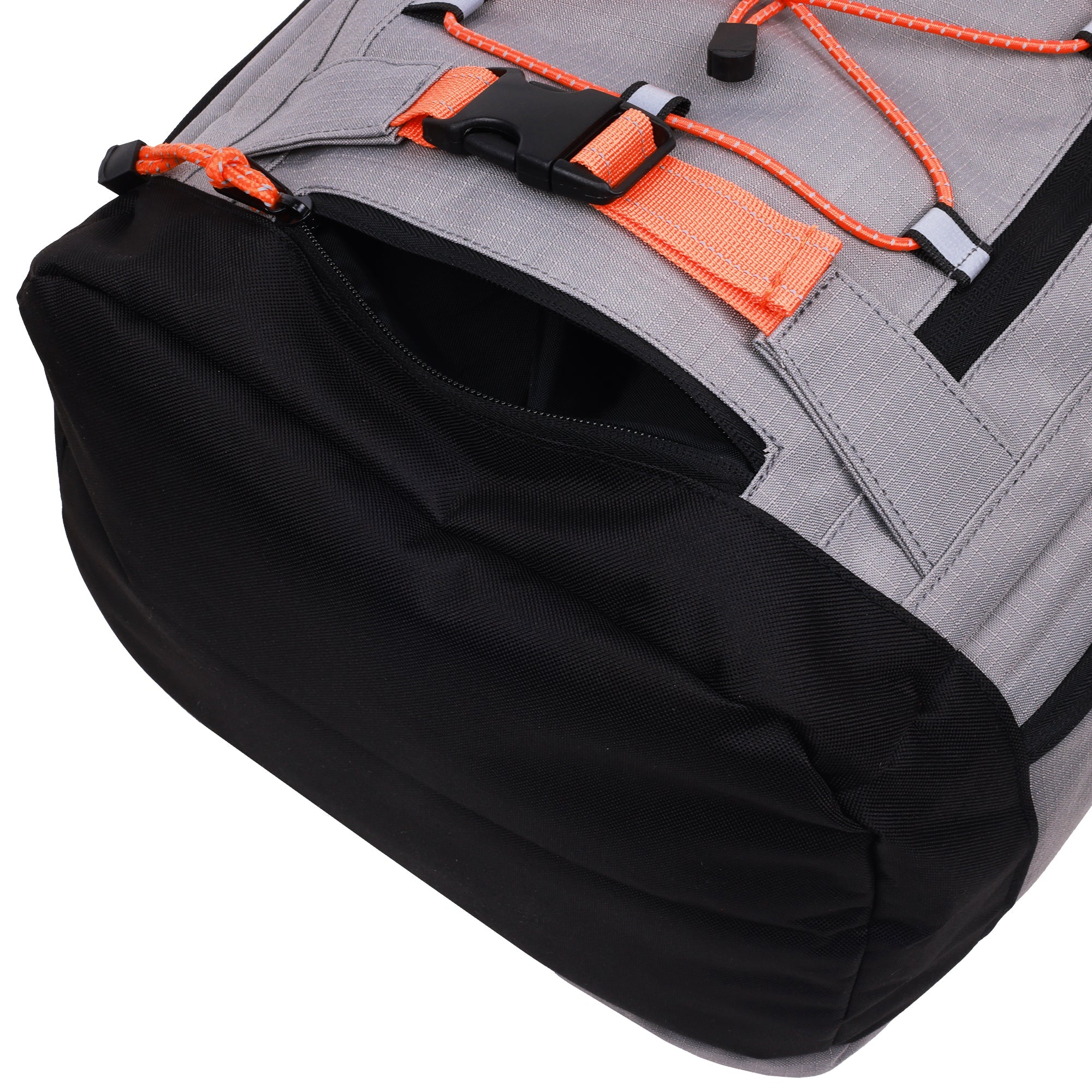 Element Ripstop Backpack- Durable Outdoor And School Bag With Skate Straps And Multiple Compartments, Grey