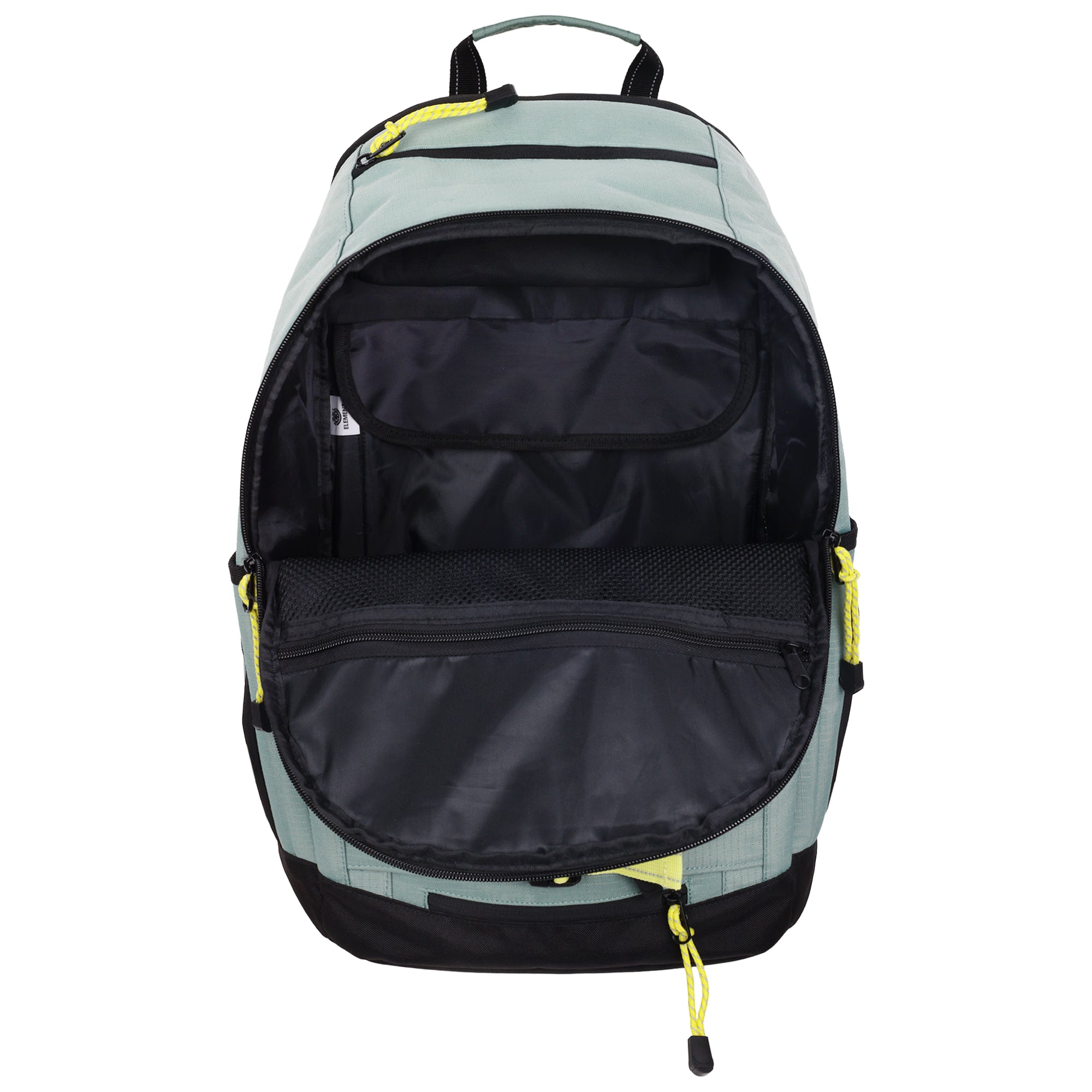 Element Ripstop Backpack- Durable Outdoor And School Bag With Skate Straps And Multiple Compartments, Sage