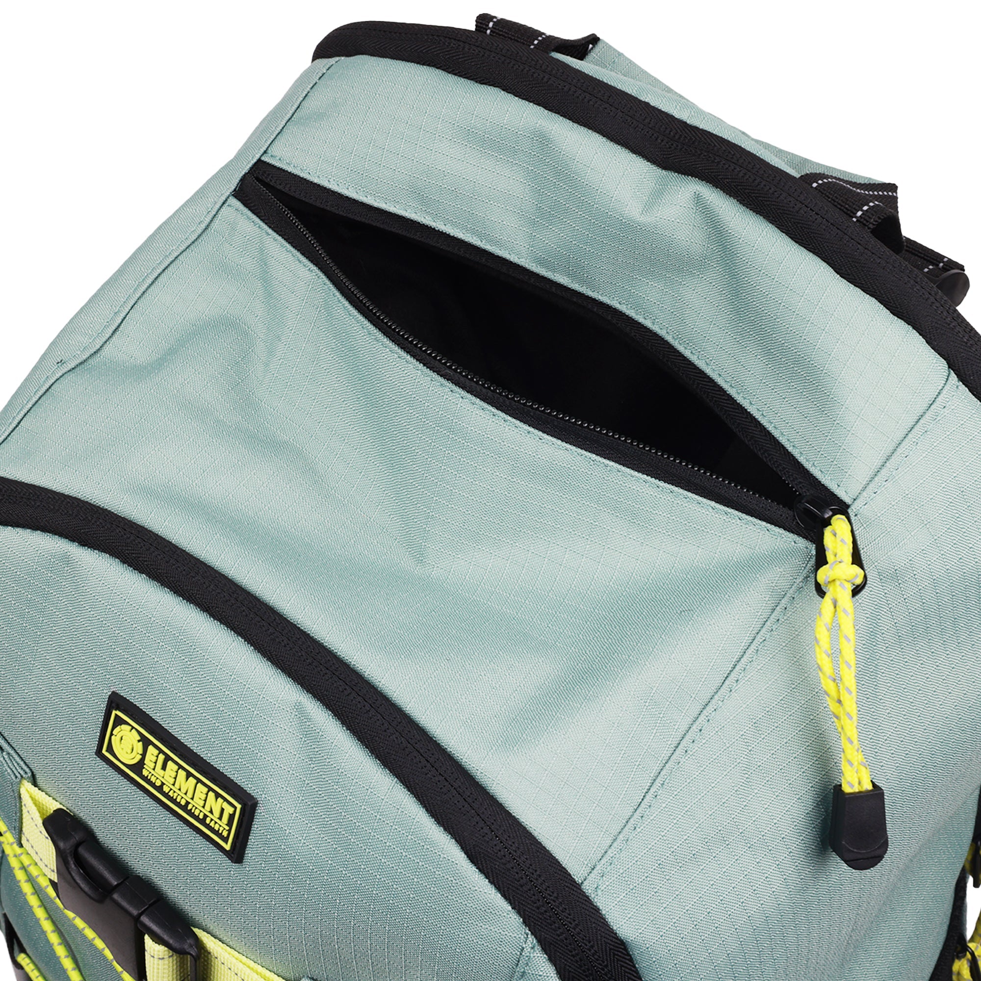 Element Ripstop Backpack- Durable Outdoor And School Bag With Skate Straps And Multiple Compartments, Sage