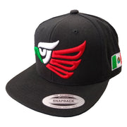 Embroidered Eagle & Mexico Slim Logo Snapback Hat