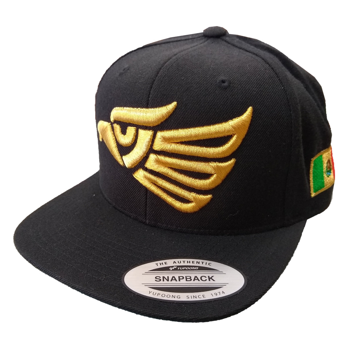 Embroidered Eagle & Mexico Slim Logo Snapback Hat