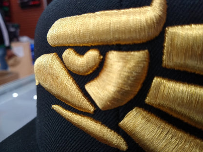 Embroidered Eagle & Mexico Flag Snapback Hat