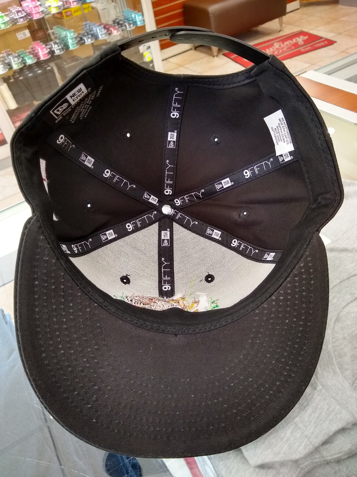 Embroidered Shield & Mexico Flag Snapback Black Hat