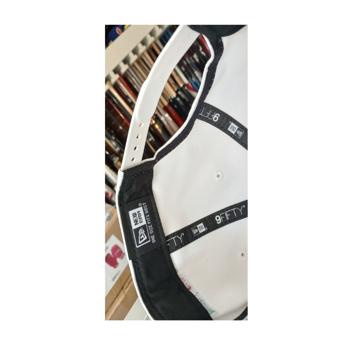 Embroidered Shield & Mexico Flag White Hat