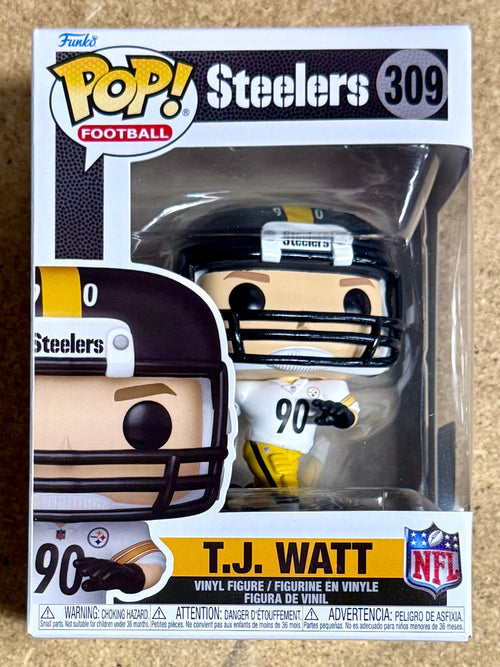 Funko POP! Football TJ Watt #309 NFL Pittsburgh Steelers 2025 DPOY 2021