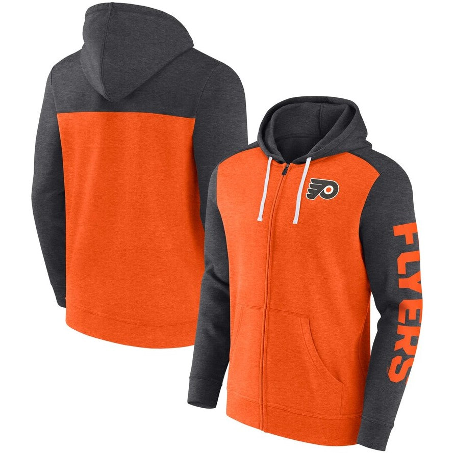 Philadelphia Flyers Down & Distance Full-Zip Hoodie