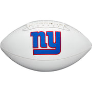 New York Giants Embroidered Logo Signature Series Full Size Football