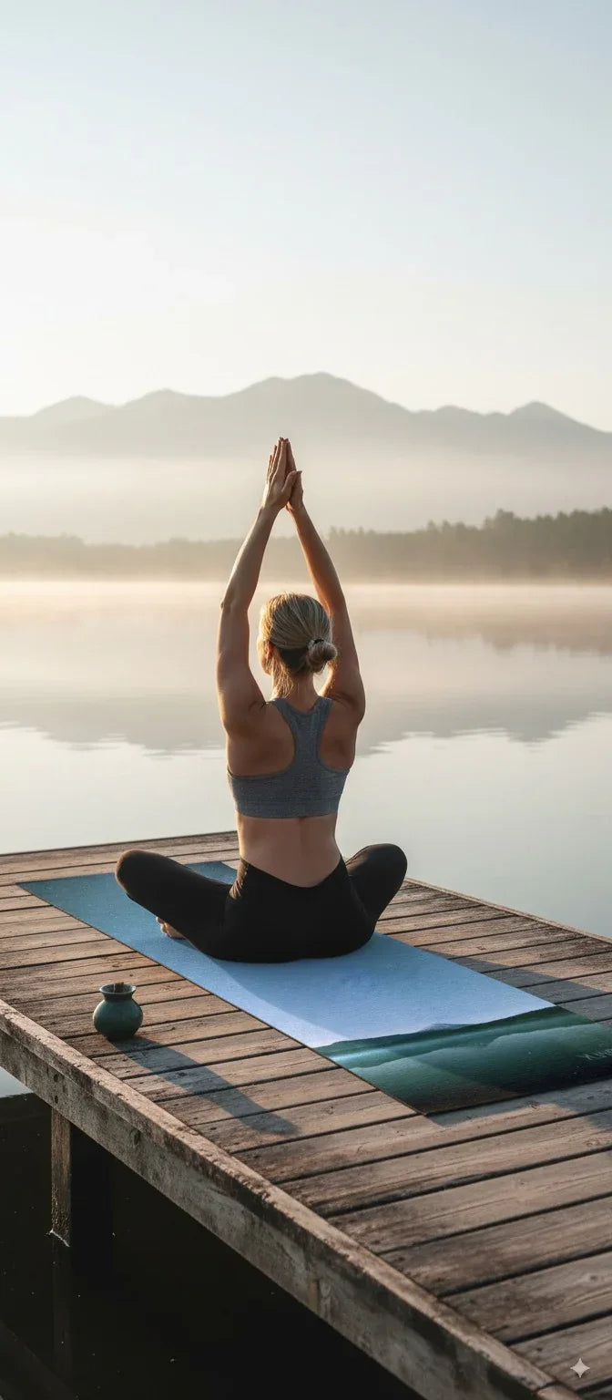 Maple Yoga Mat – 6mm Thick, Eco-friendly, Non-slip, Cushioned Support | Yune Yoga