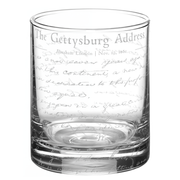 Gettysburg Address Whiskey Glass