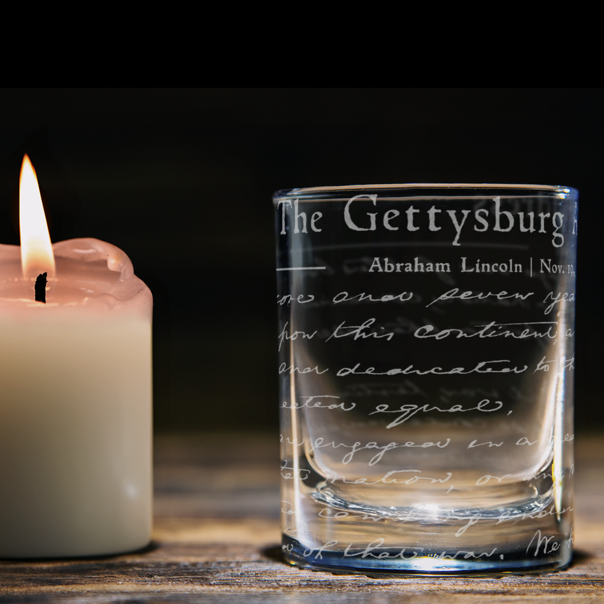 Gettysburg Address Shot Glass