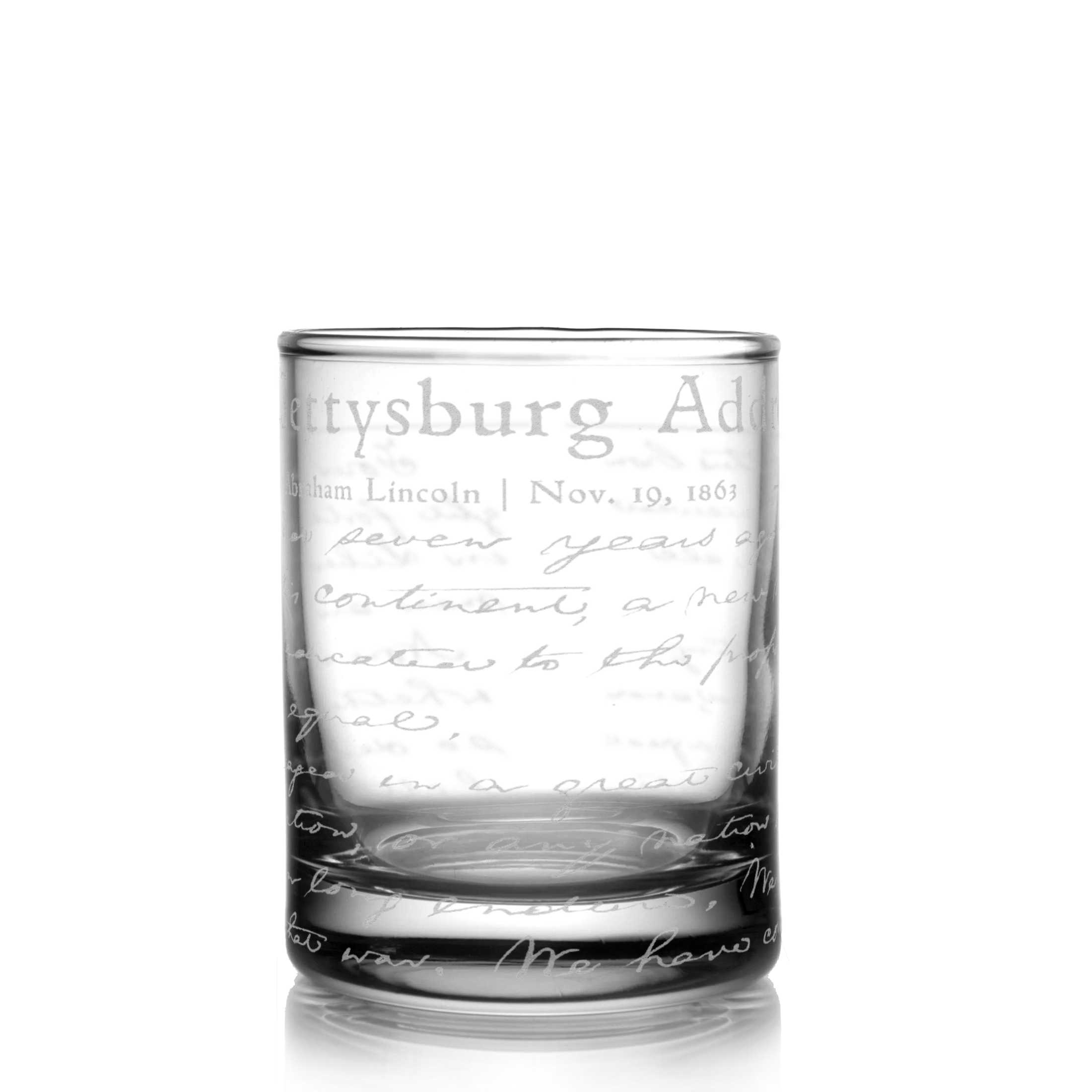 Gettysburg Address Shot Glass