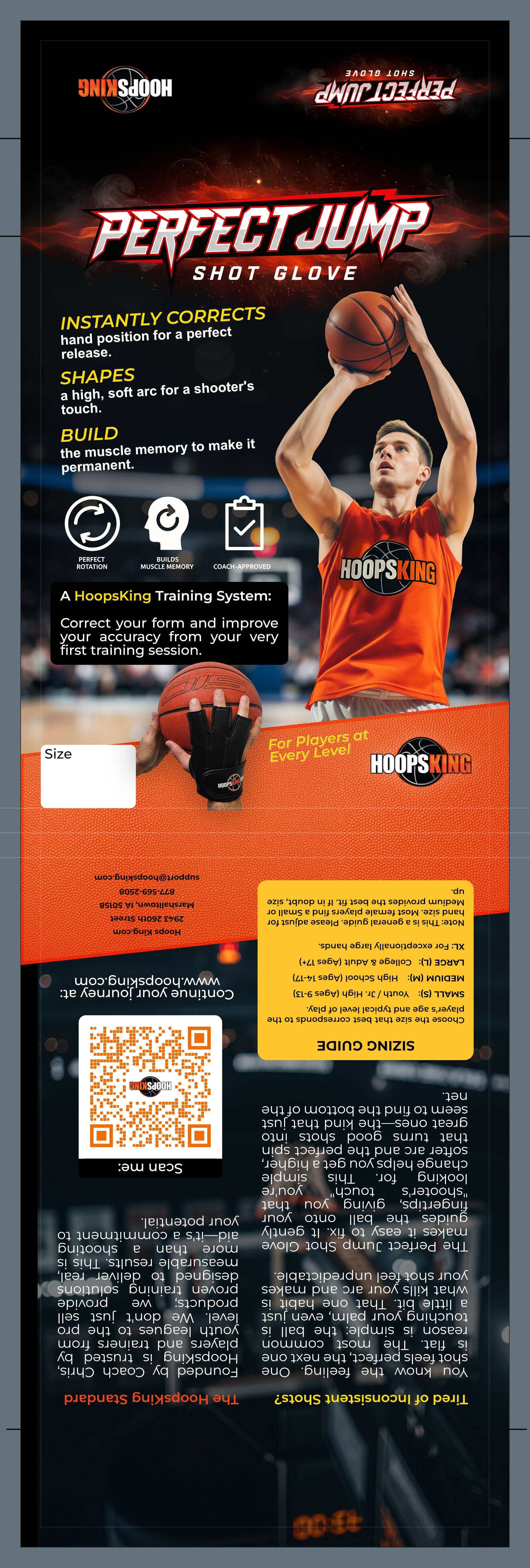 Perfect Jump Shot Basketball Shooting Glove