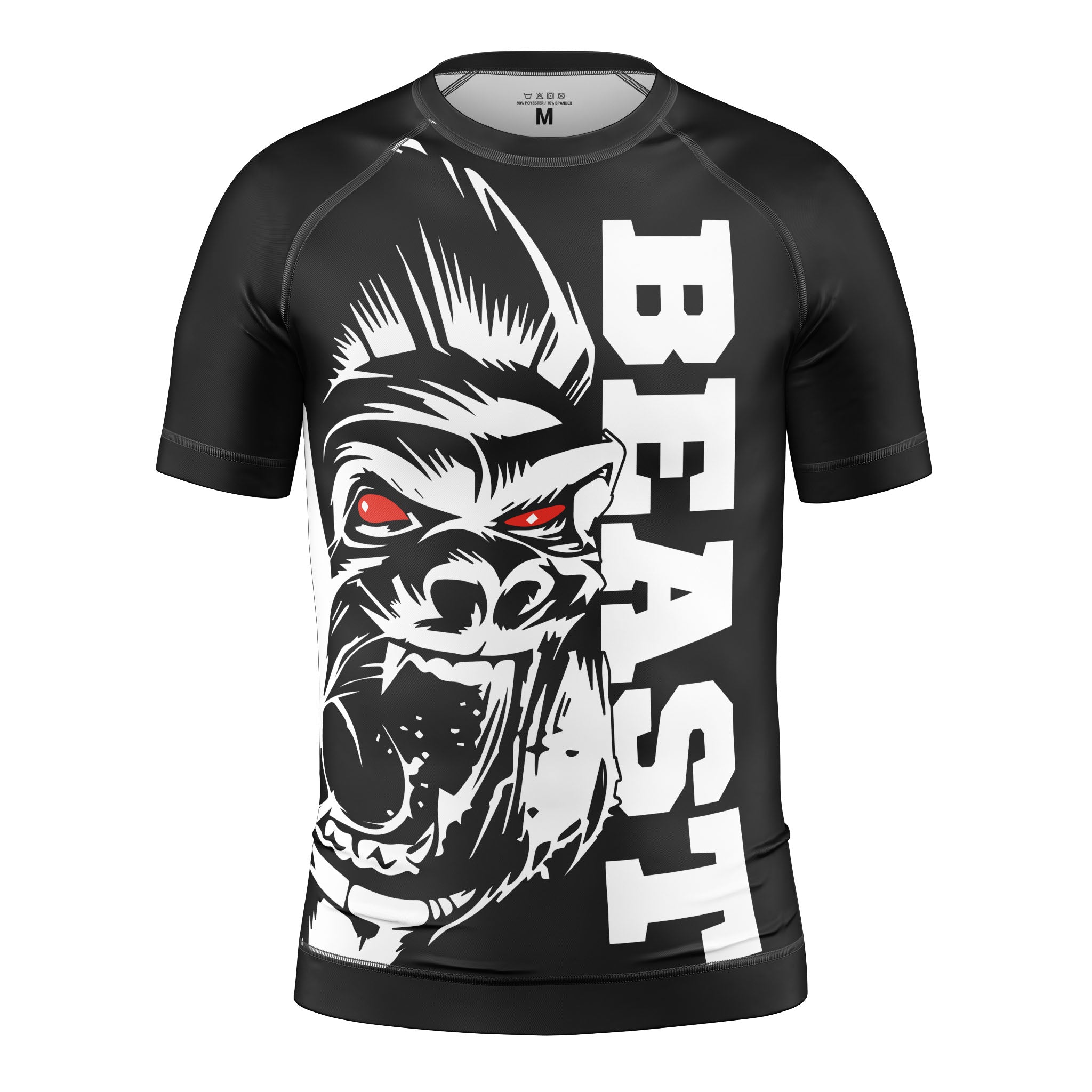 Gorilla Beast Kids Short Sleeve Rash Guard