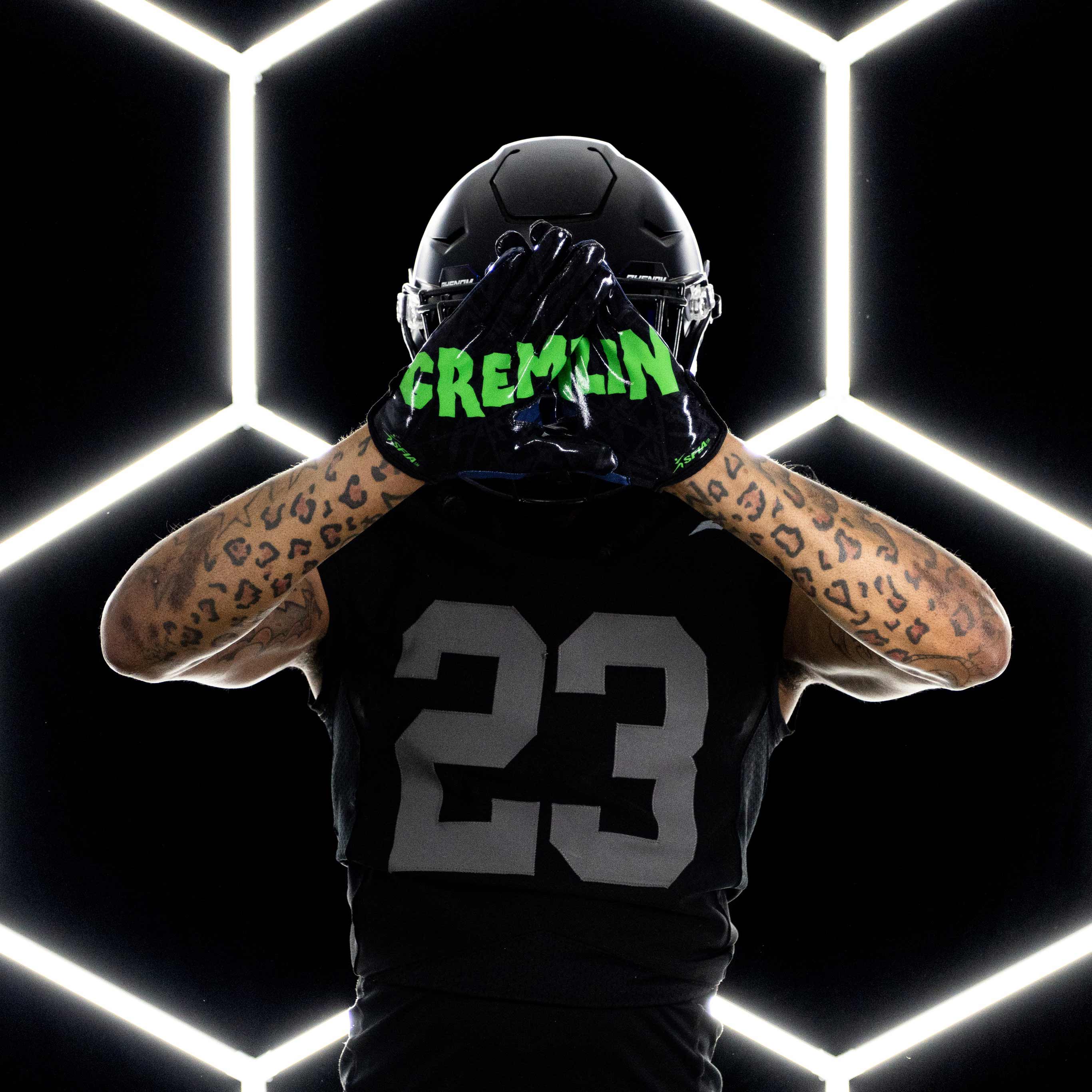 Gremlin Football Gloves