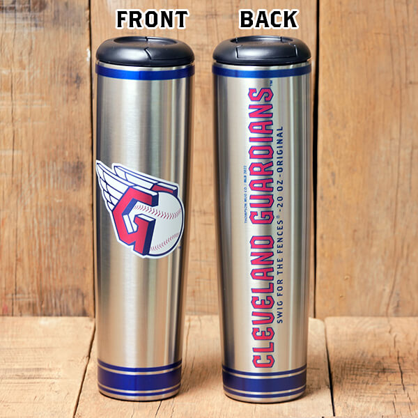 Cleveland Guardians Metal Dugout Mug® | Stainless Steel Baseball Bat Mug