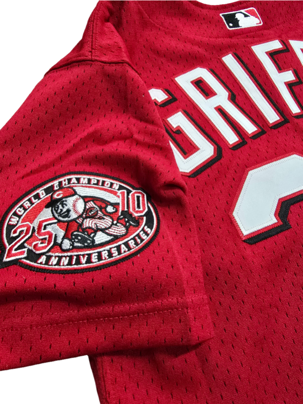 Cincinnati Reds Ken Griffey Jr authentic BP jersey