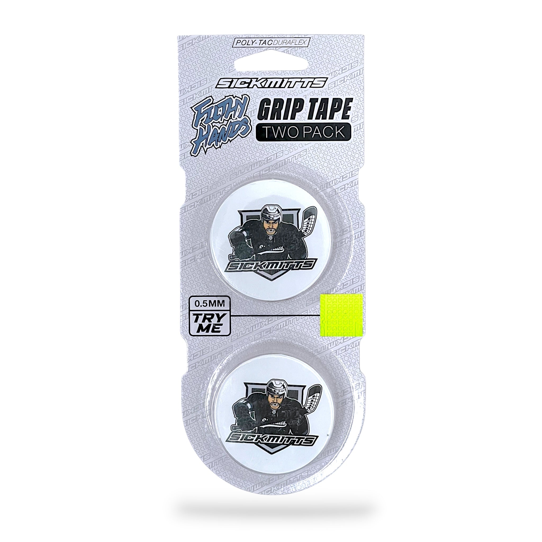 Filthy Hands Grip Tape Neon Yellow 2-pack, 0.5mm