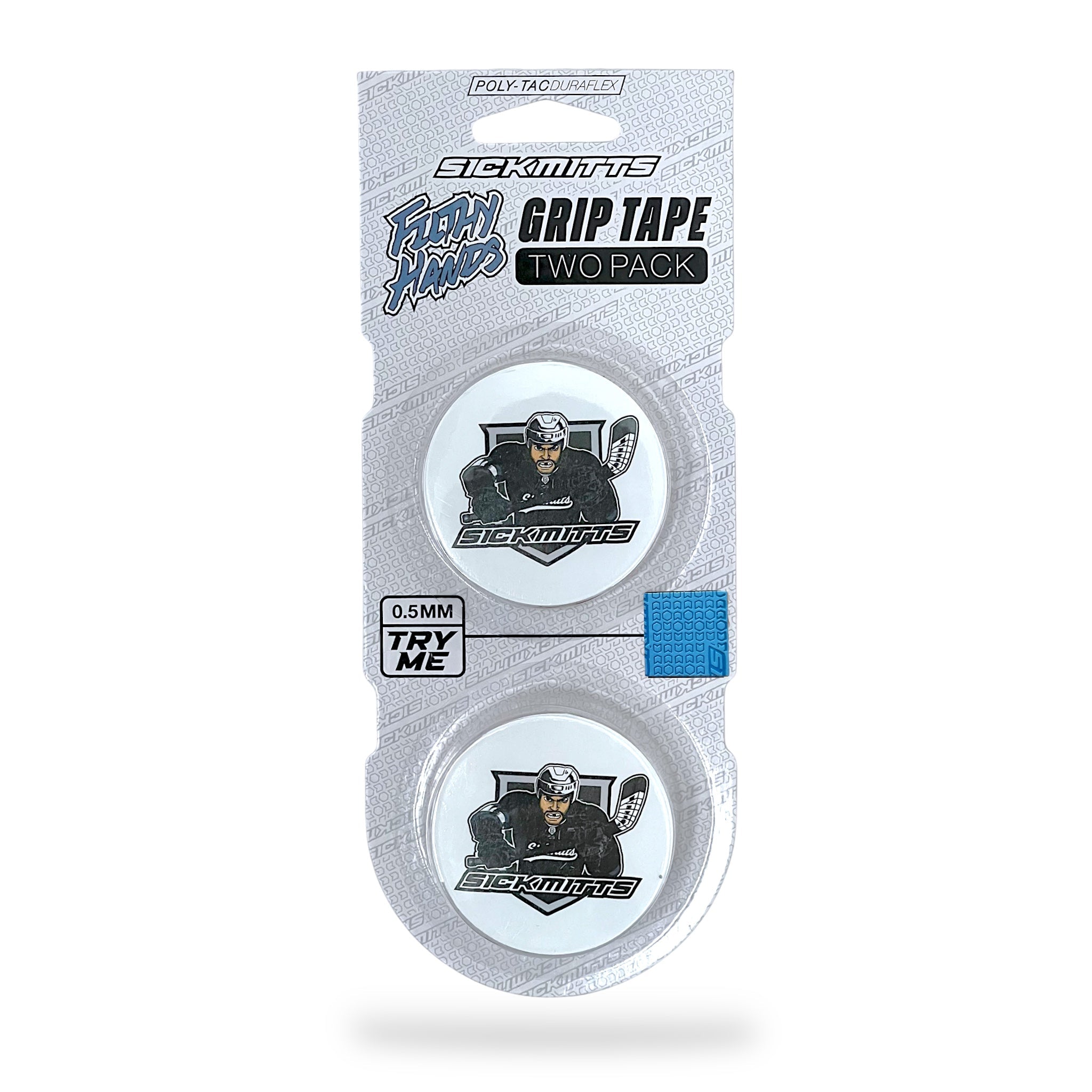 Filthy Hands Grip Tape Blue 2-pack, 0.5mm