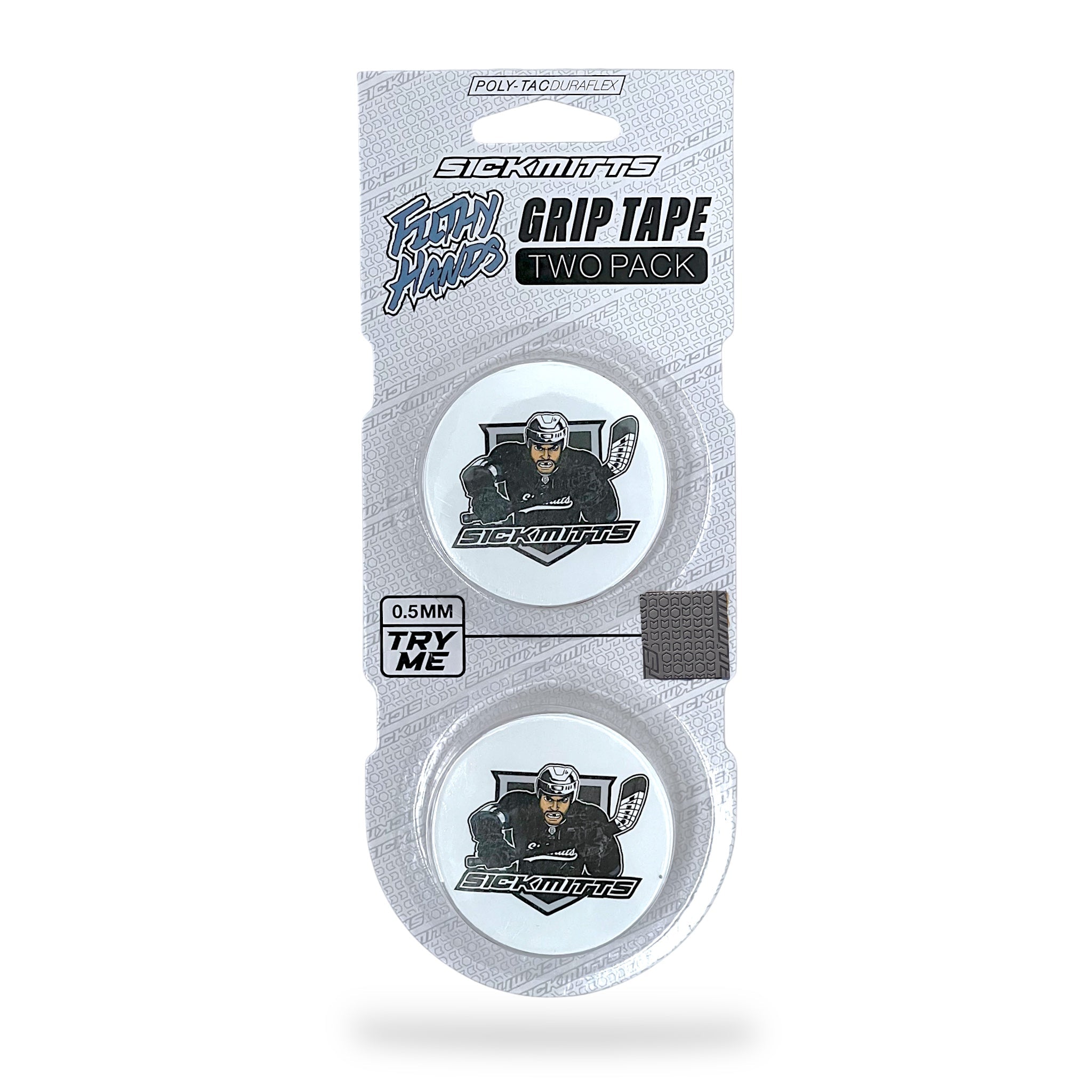 Filthy Hands Grip Tape Gray 2-pack, 0.5mm