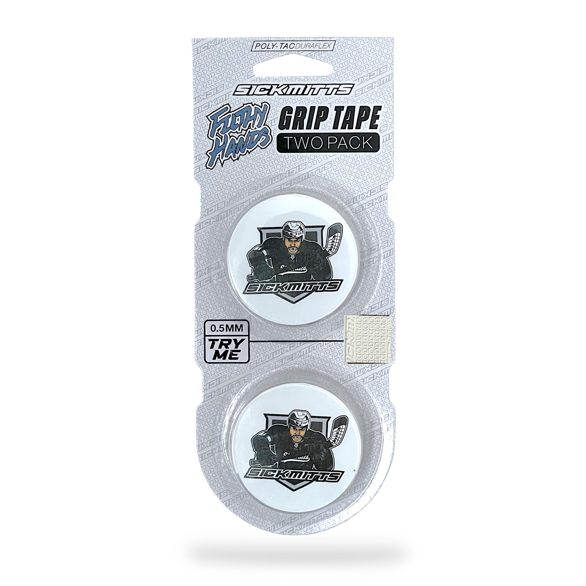 Filthy Hands Grip Tape White 2-pack, 0.5mm