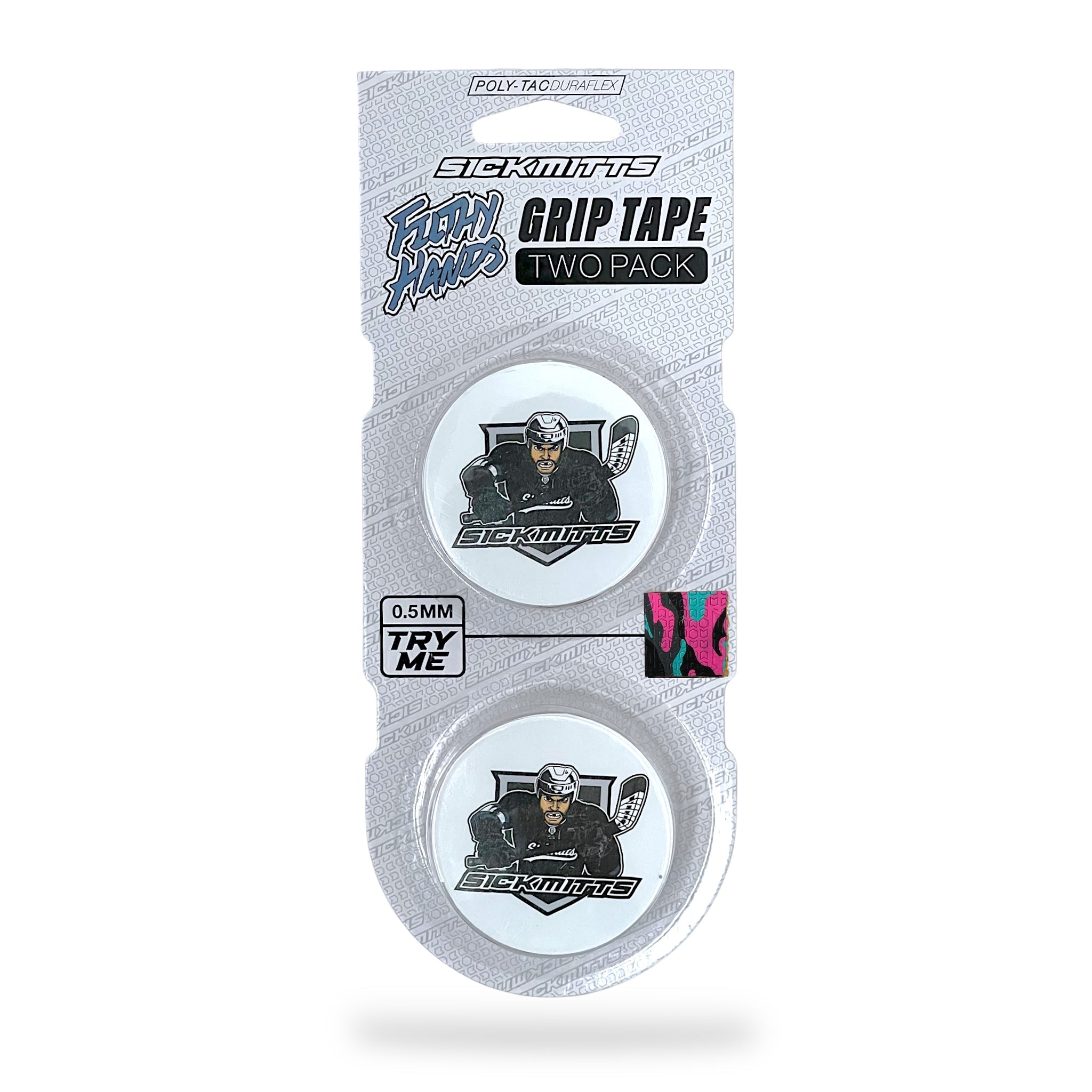 Filthy Hands Grip Tape Hot Pink Camo 2-pack, 0.5mm