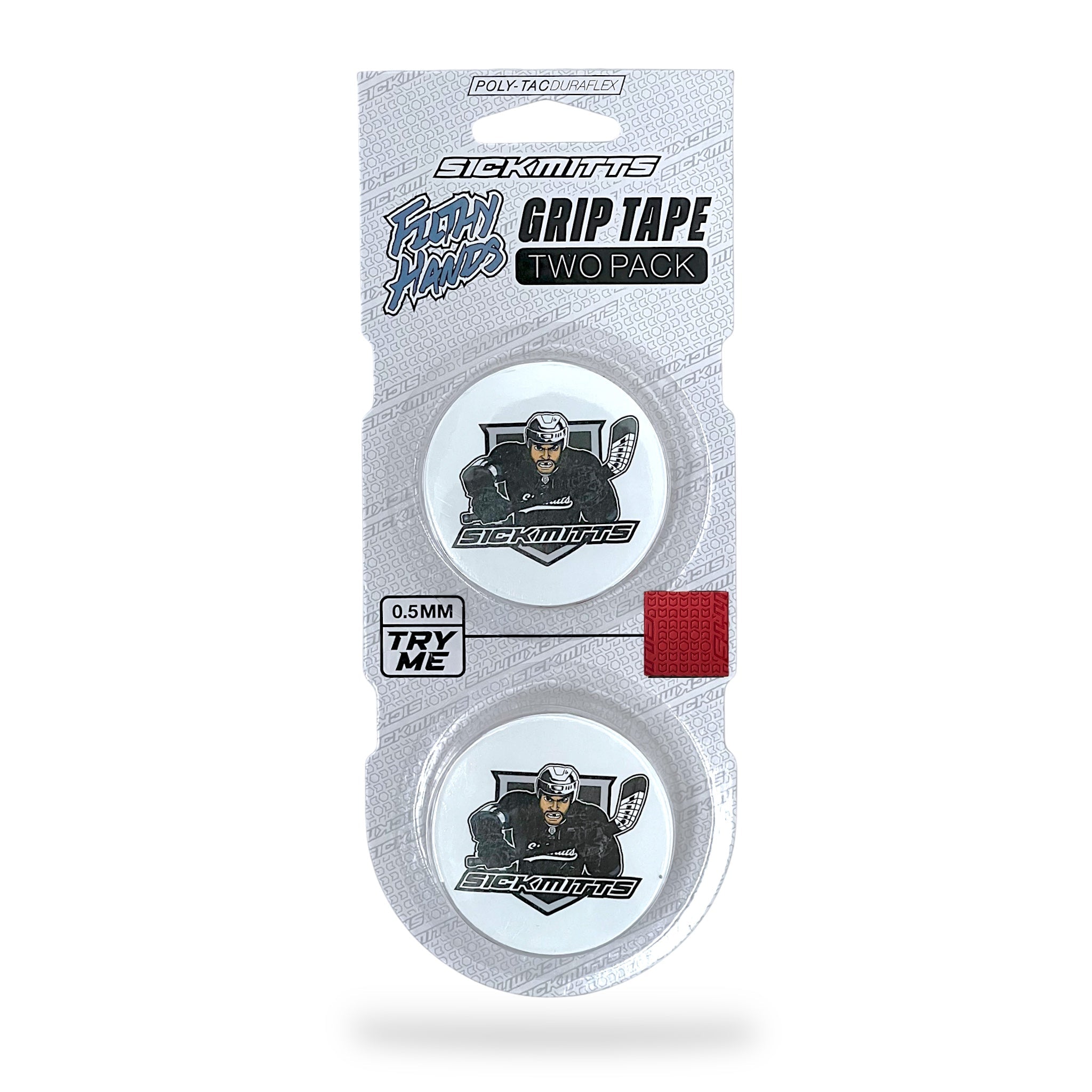 Filthy Hands Grip Tape Red 2-pack, 0.5mm
