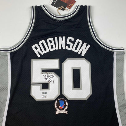 Autographed San Antonio Spurs David Robinson Basketball Jersey