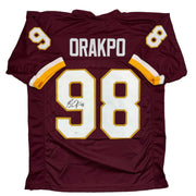 Autographed Washington Commanders Brian Orakpo Burgundy Jersey