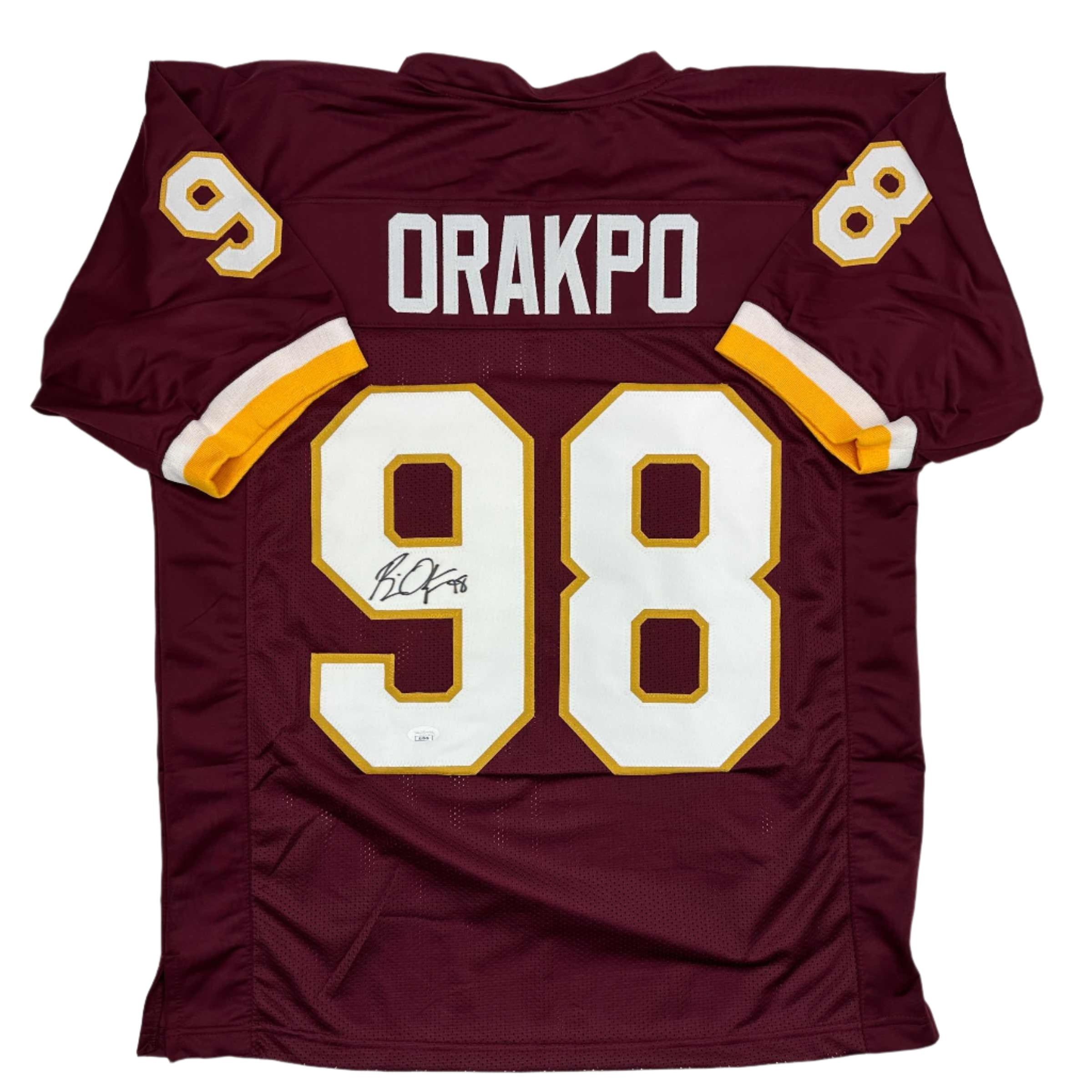 Autographed Washington Commanders Brian Orakpo Burgundy Jersey