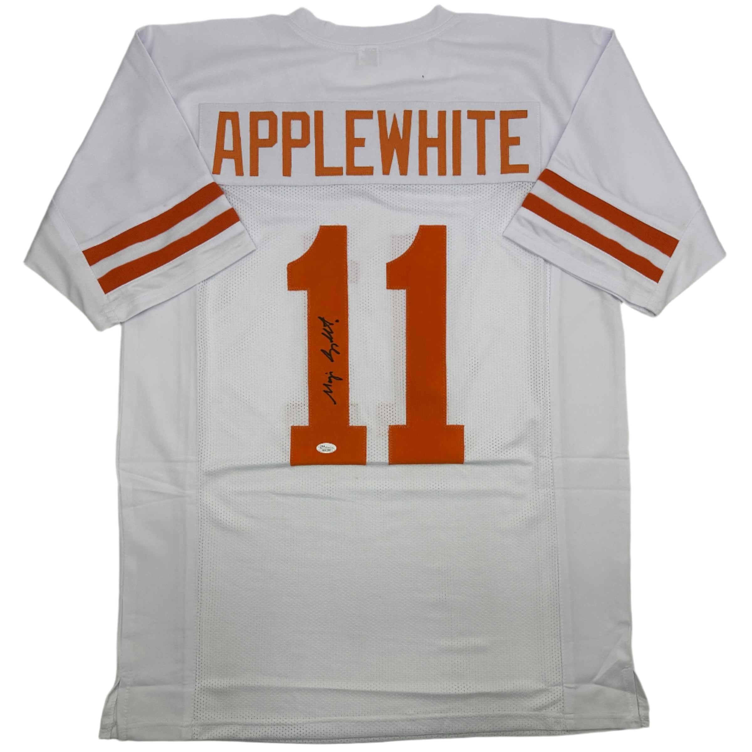 Autographed Texas Major Applewhite White College Jersey