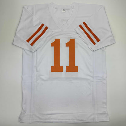 Autographed Texas Major Applewhite White College Jersey