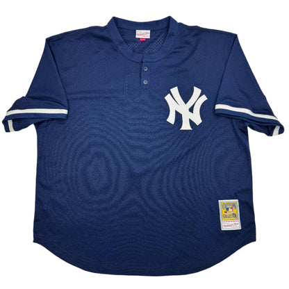 Autographed Derek Jeter New York Yankees Blue Baseball Jersey