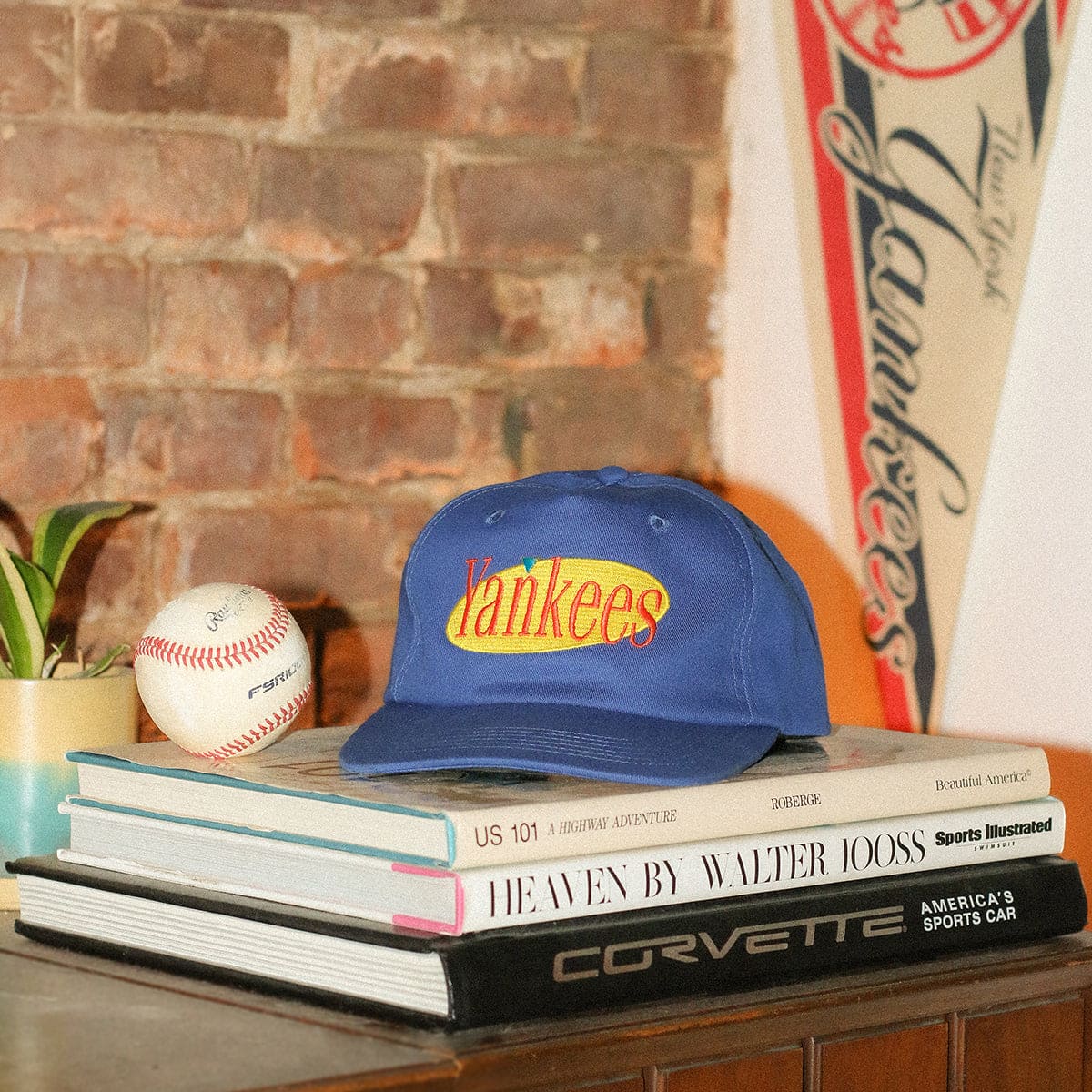 New York Yankees Sitcom Hat "DVD Box Set Blue"