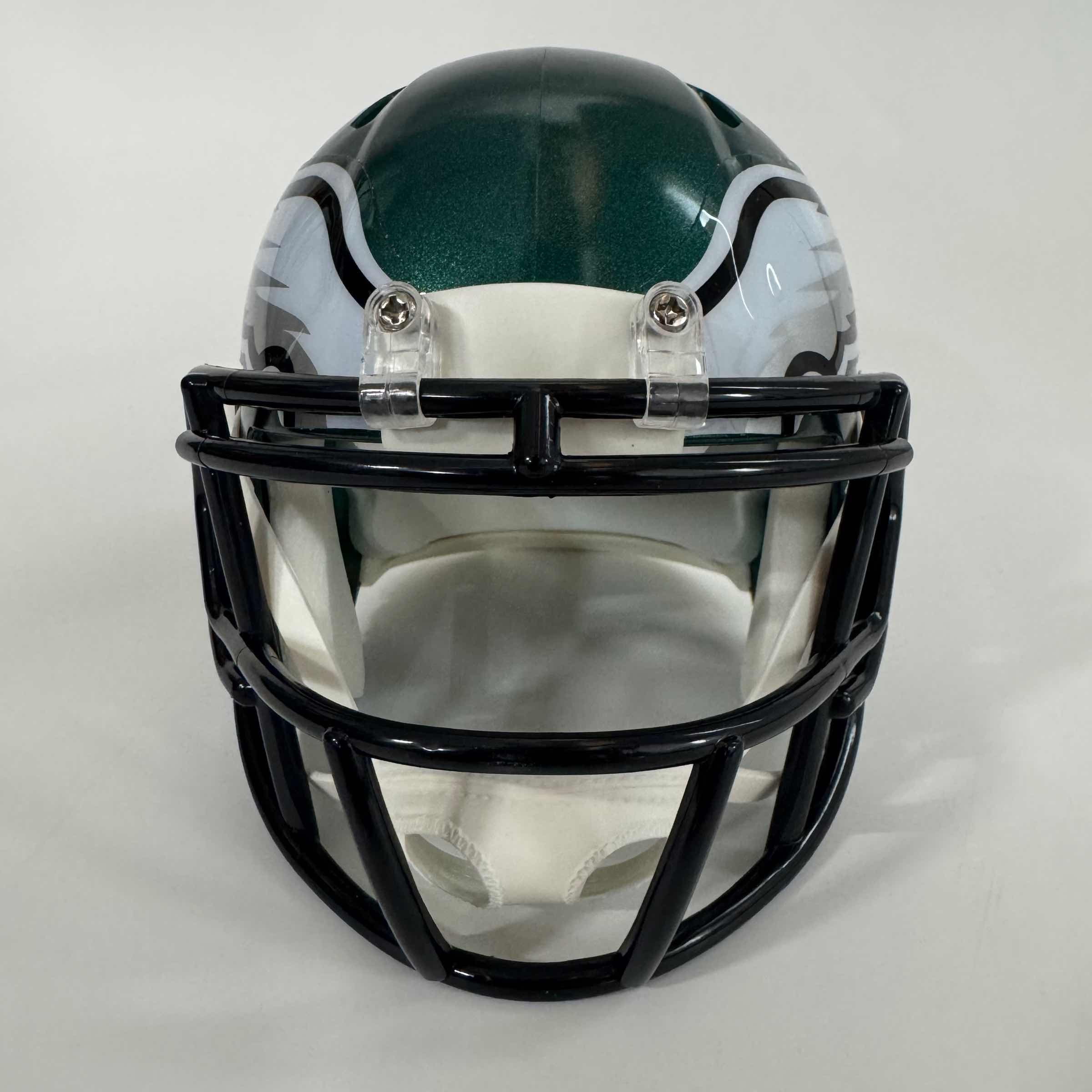 Autographed Philadelphia Eagles Jalen Carter Mini Football Helmet