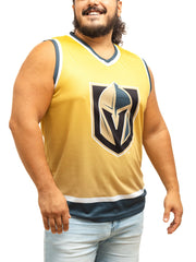 Las Vegas Golden Knights Championship Gold Ombré Hockey Tank