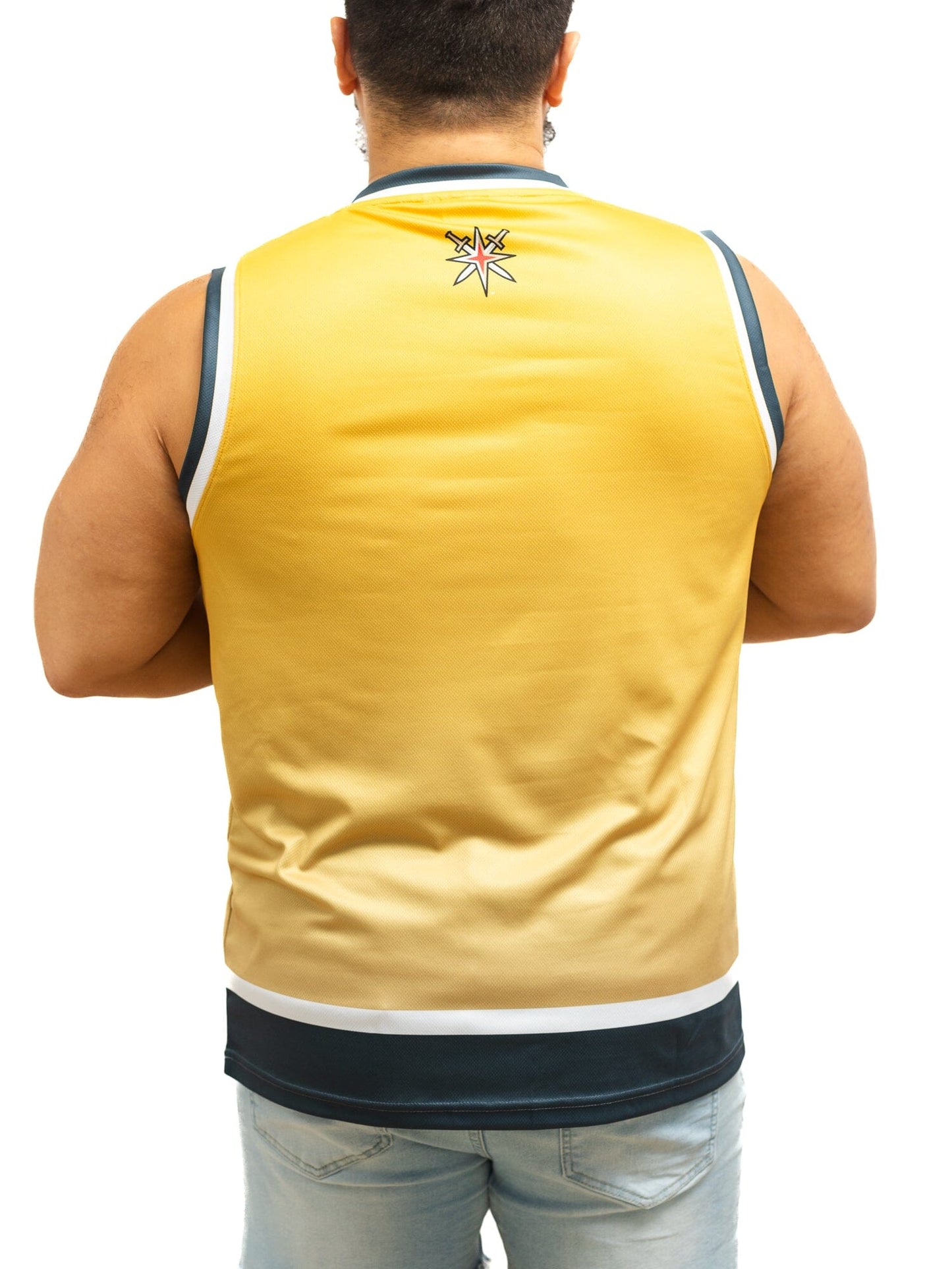 Las Vegas Golden Knights Championship Gold Ombré Hockey Tank