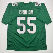 Autographed Brandon Graham Philadelphia Kelly Green Football Jersey