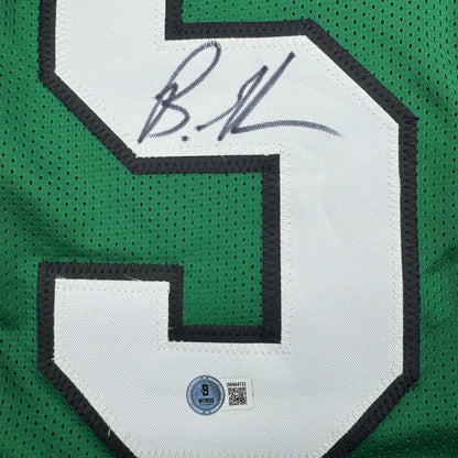 Autographed Brandon Graham Philadelphia Kelly Green Football Jersey