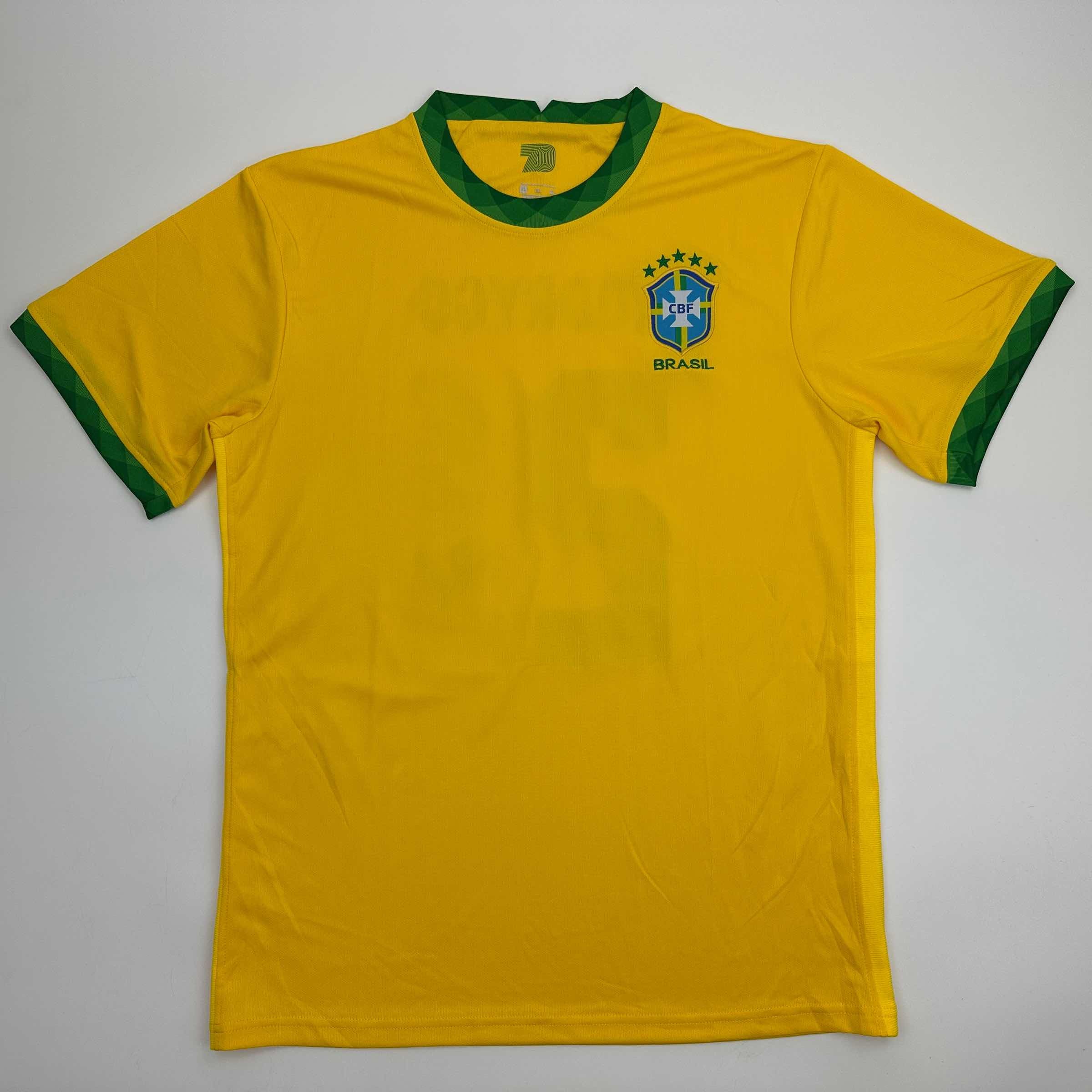 Autographed Rodrygo Silva de Goes Brazil Yellow Soccer World Cup Jersey