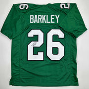 Autographed Philadelphia Eagles Saquon Barkley Football Jersey