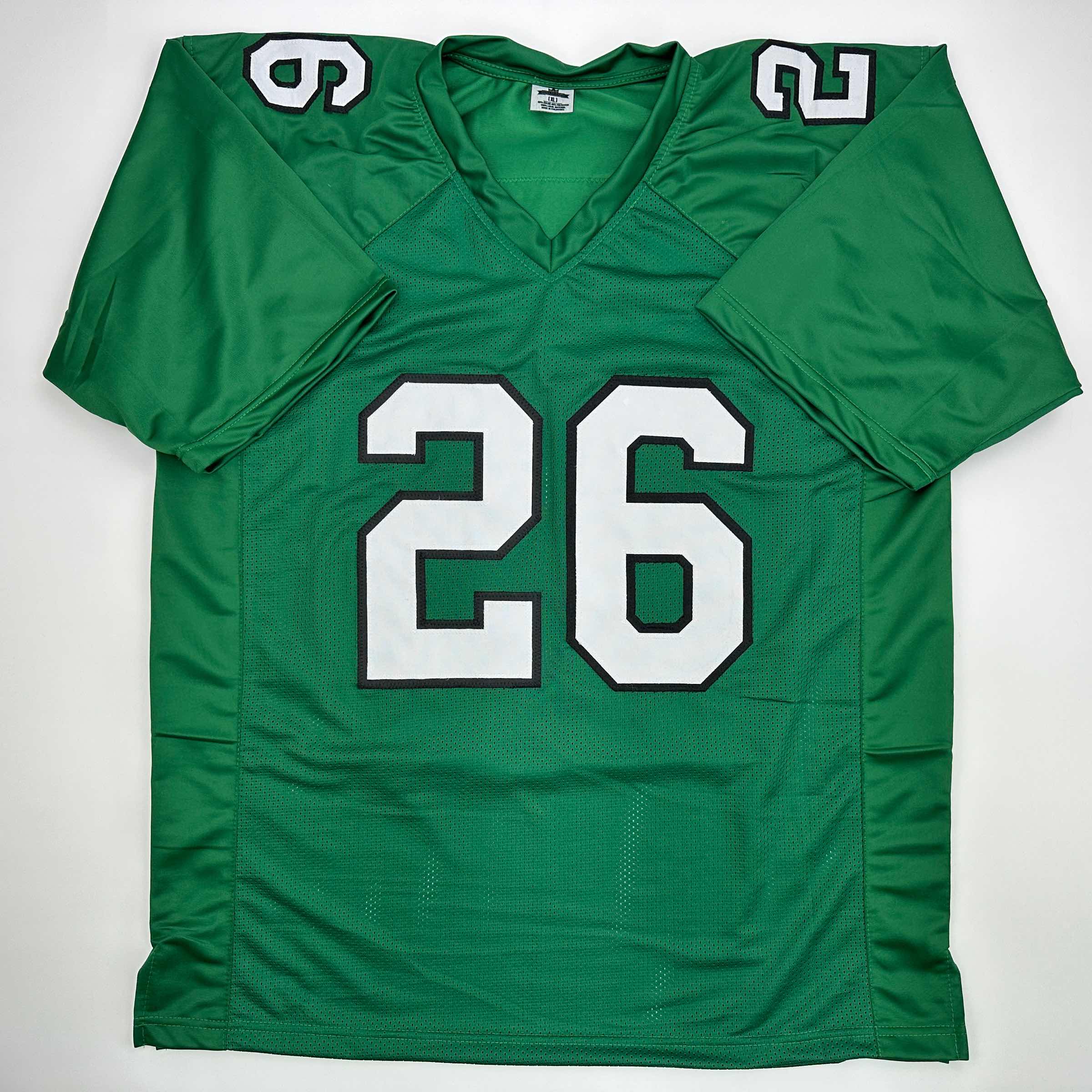 Autographed Philadelphia Eagles Saquon Barkley Football Jersey