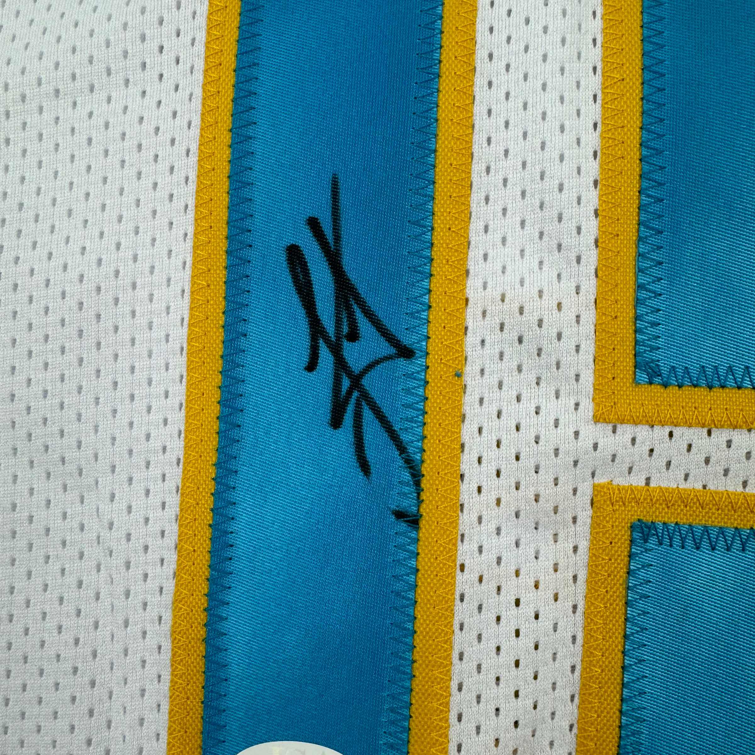 Autographed Nikola Jokic Denver White Retro Throwback Basketball Jersey